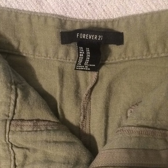 Army green shorts - Picture 3 of 5